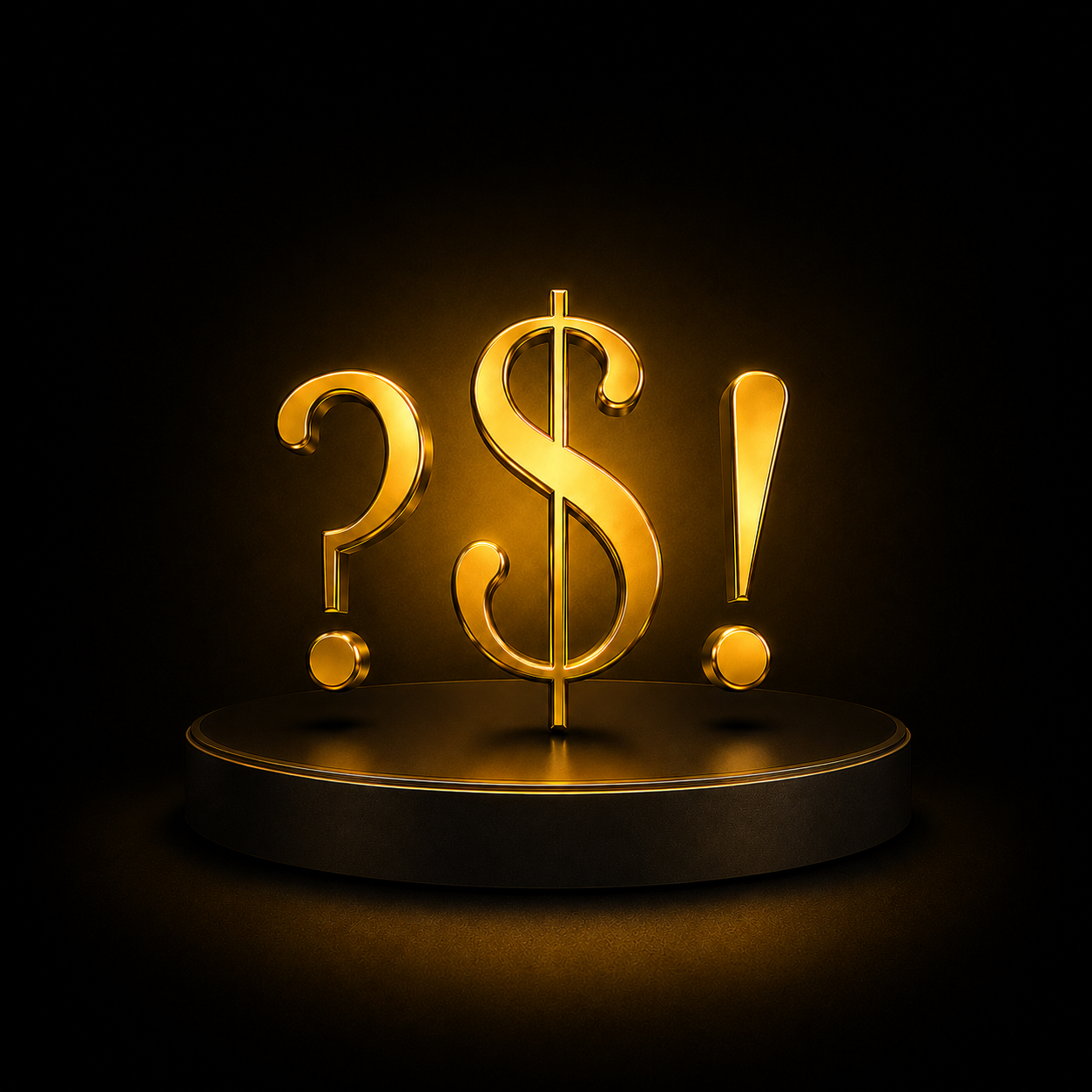 Como e Quando Investir — símbolo ?$! em destaque